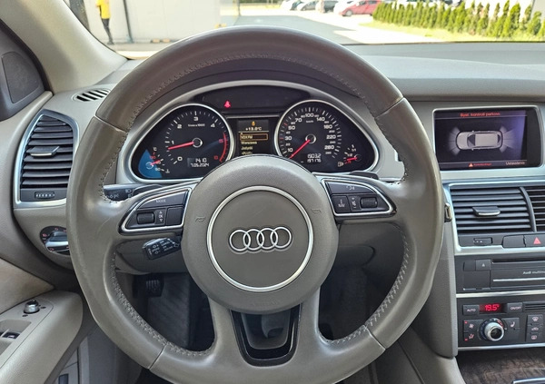 Audi Q7 cena 74900 przebieg: 195000, rok produkcji 2012 z Marki małe 781